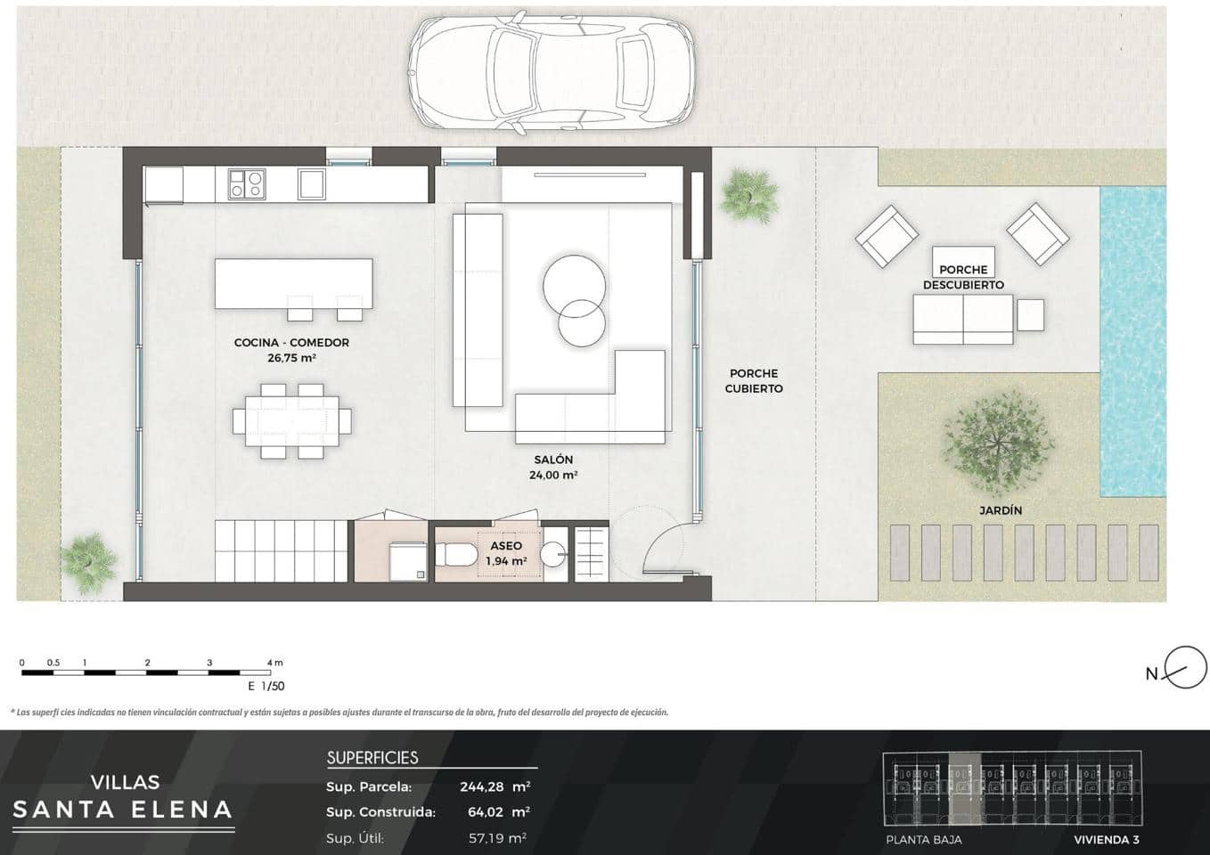 Chalet de 3 habitaciones en Aspe en venta con piscina garaje - 359.000 € (Ref: 9985893)