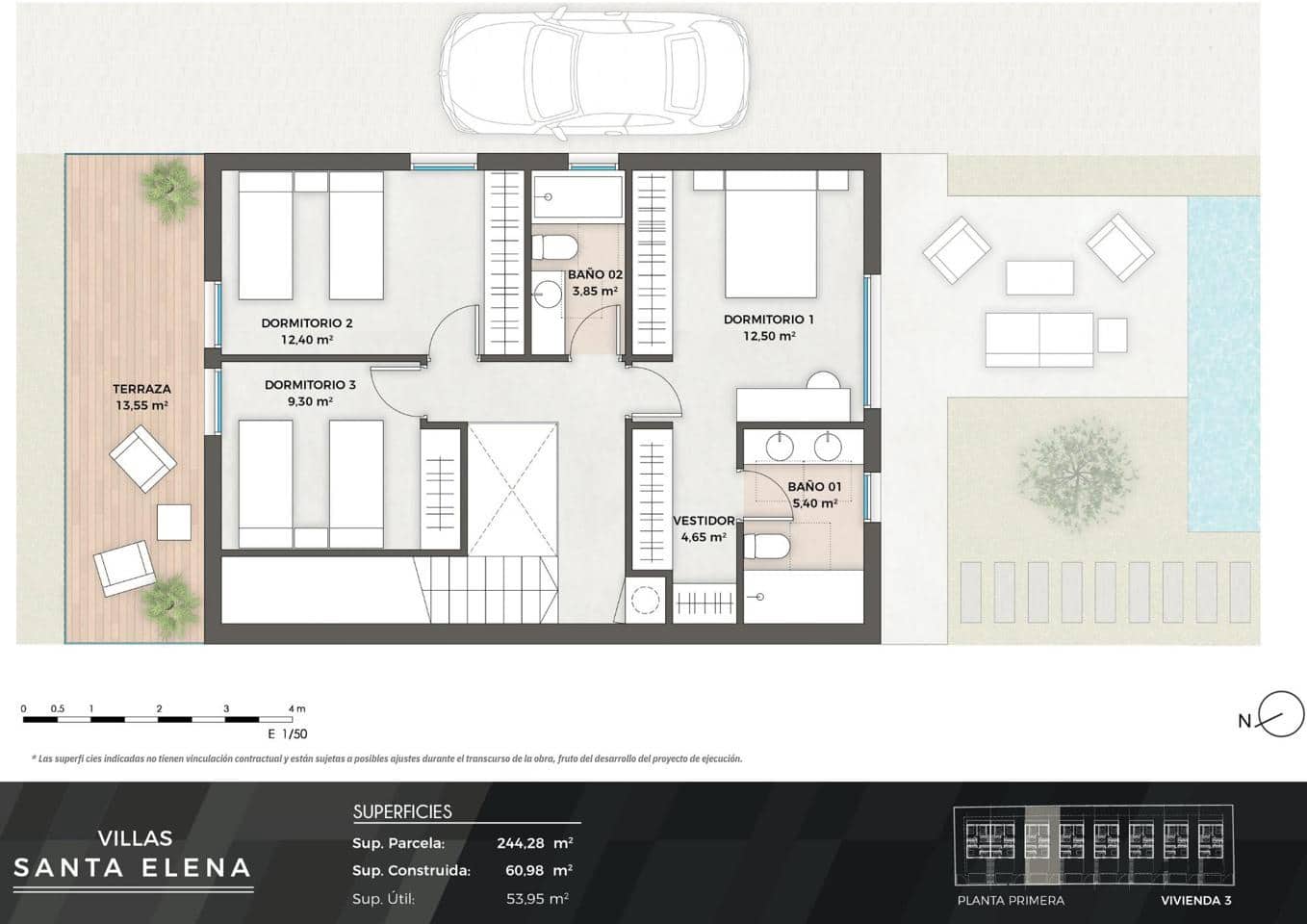 Chalet de 3 habitaciones en Aspe en venta con piscina garaje - 359.000 € (Ref: 9985893)