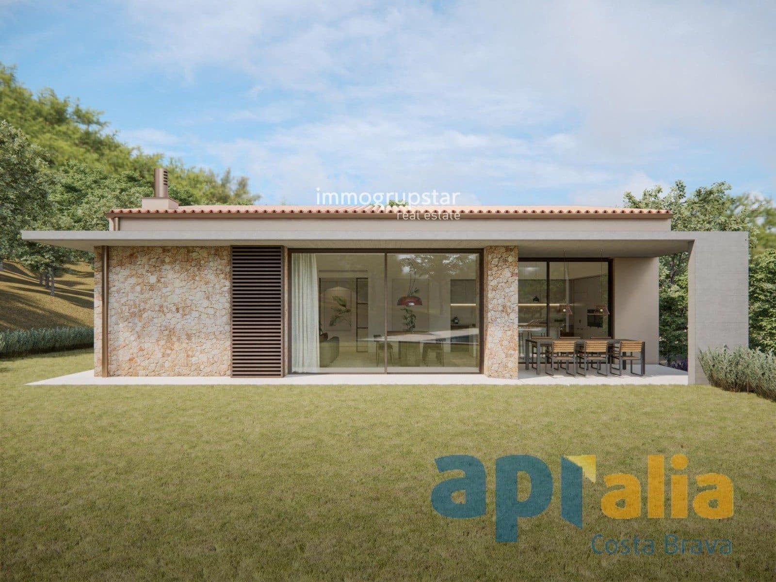 4 makuuhuone Huvila myytävänä paikassa Calonge i Sant Antoni mukana uima-altaan 
autotalli - 1 380 000 € (Ref: 9046434)