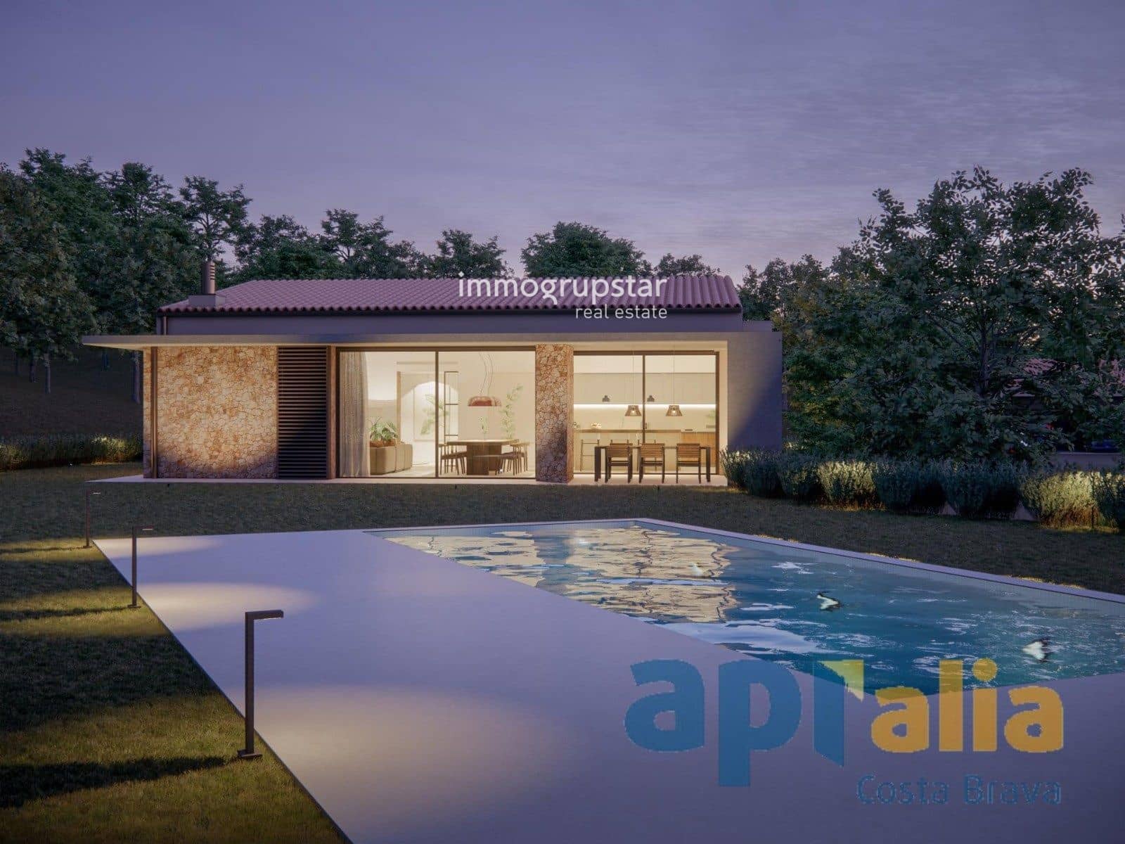 4 makuuhuone Huvila myytävänä paikassa Calonge i Sant Antoni mukana uima-altaan 
autotalli - 1 380 000 € (Ref: 9046434)