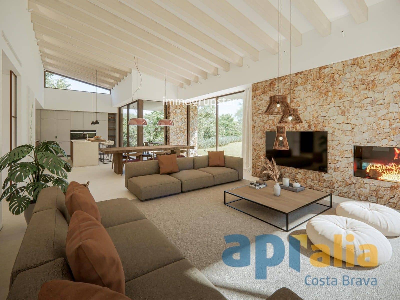 4 makuuhuone Huvila myytävänä paikassa Calonge i Sant Antoni mukana uima-altaan 
autotalli - 1 380 000 € (Ref: 9046434)