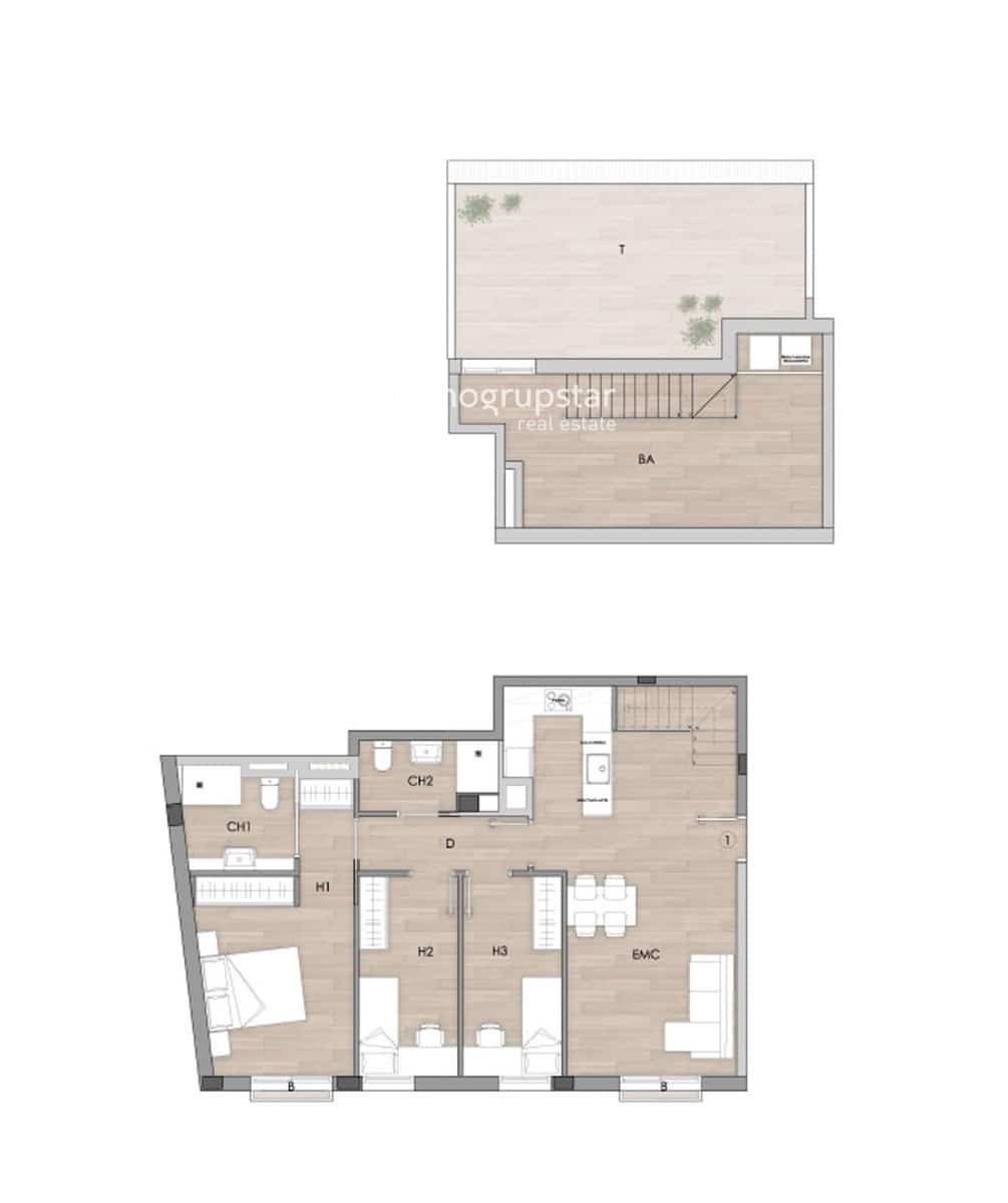 3 soveværelse Penthouse til salg i Calonge i Sant Antoni med swimmingpool garage - € 380.000 (Ref: 9688651)