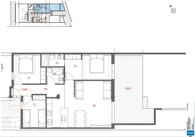 3 soveværelse Lejlighed til salg i Palamós med swimmingpool garage - € 550.000 (Ref: 9727019)