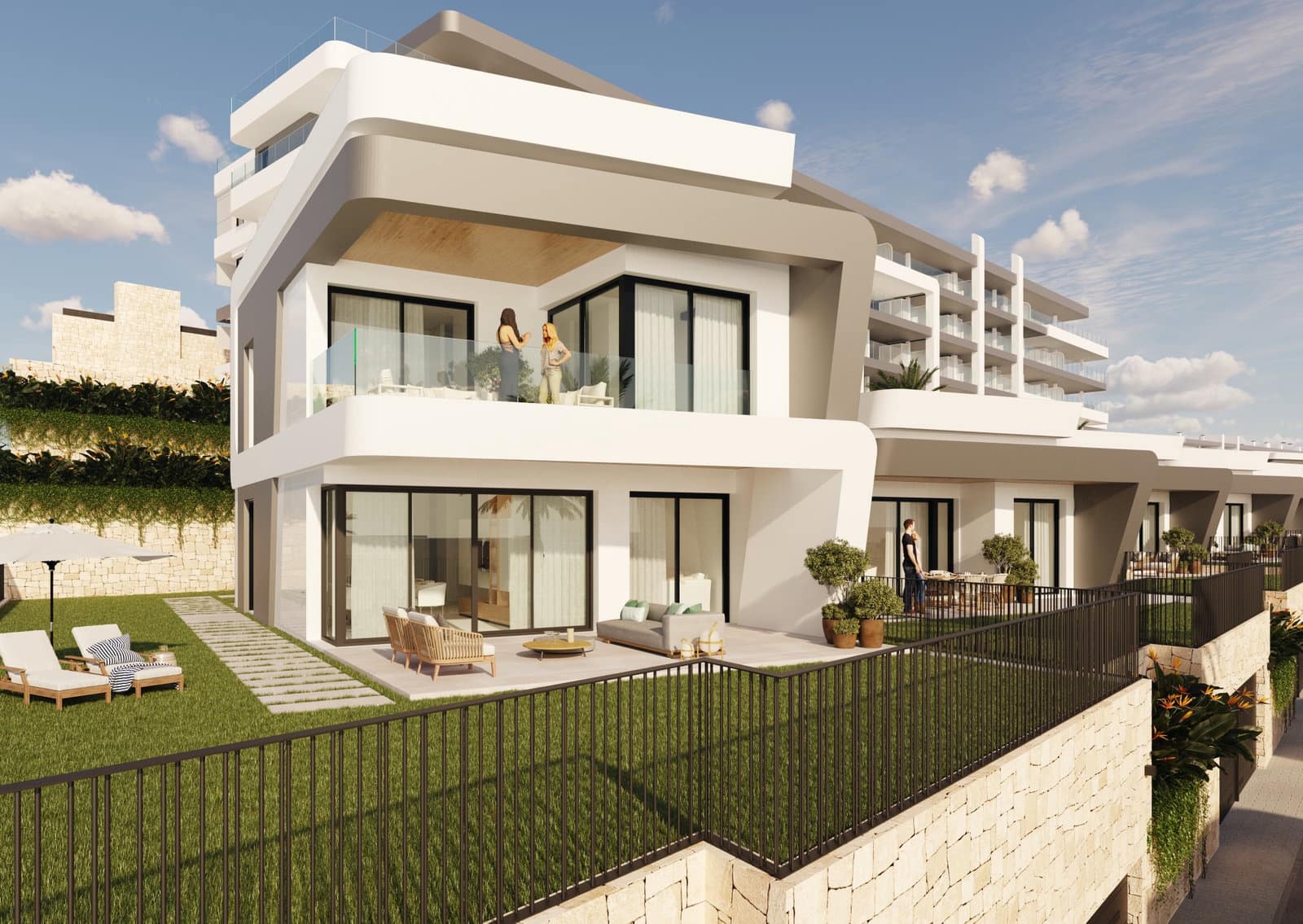2 camera da letto Attico in vendita in Muchamiel / Mutxamel con piscina garage - 399.000 € (Rif: 8036277)