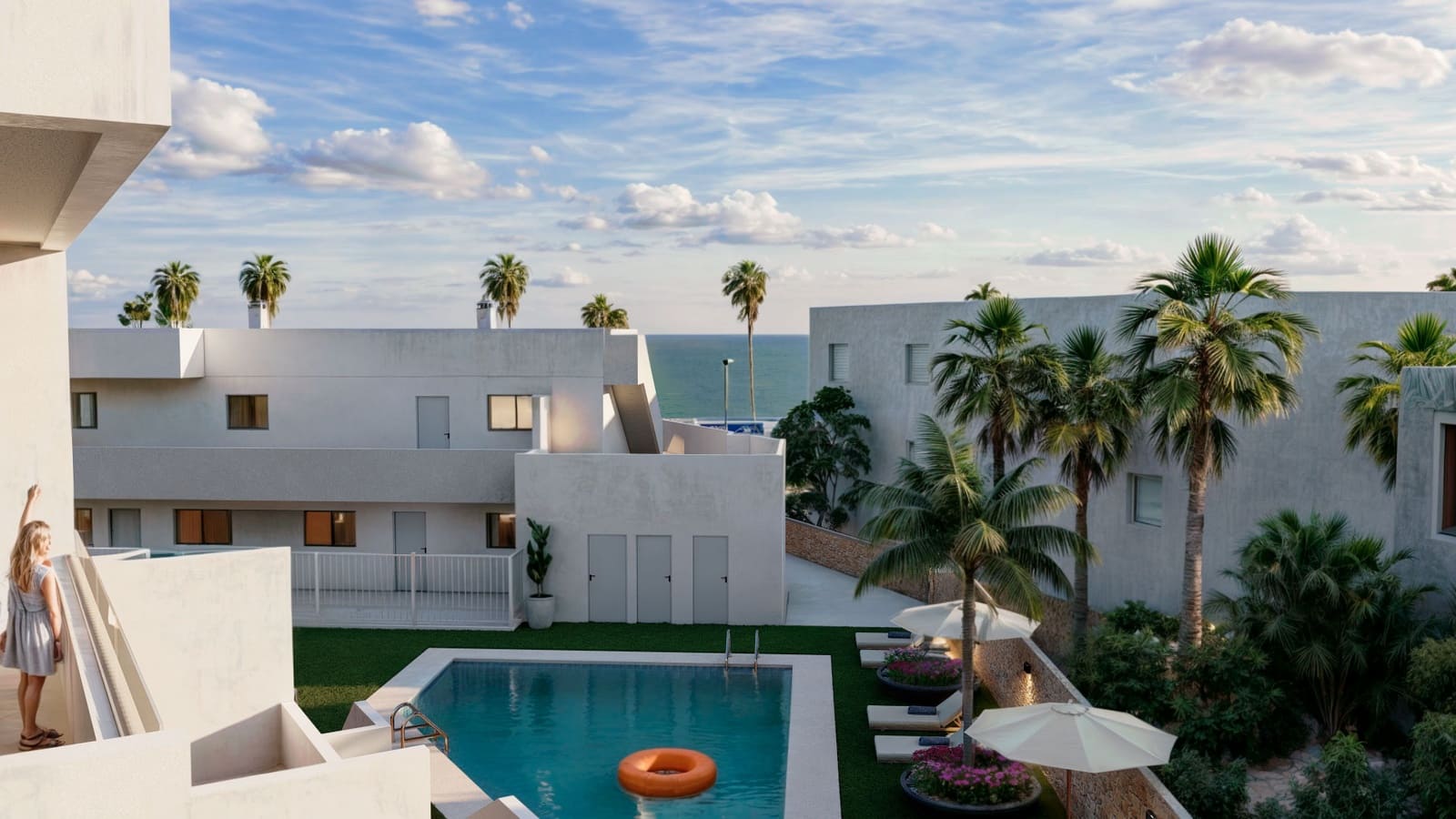 3 soveværelse Lejlighed til salg i Mojacar med swimmingpool garage - € 439.000 (Ref: 8469116)