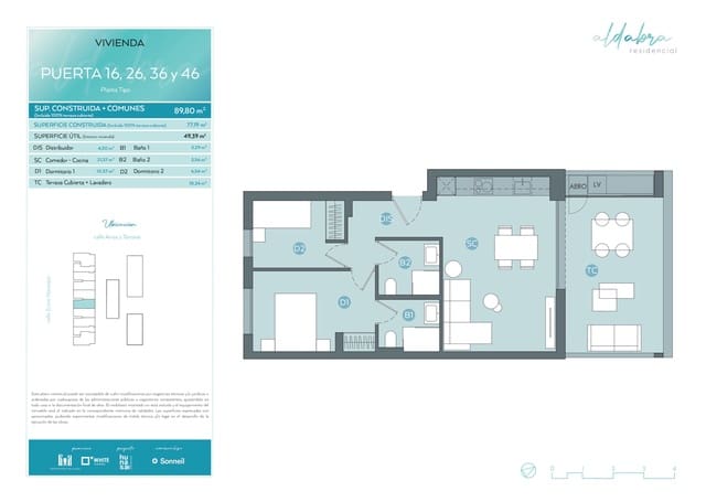 2 quarto Apartamento para venda em Canet d'En Berenguer com piscina garagem - 291 000 € (Ref: 8619259)