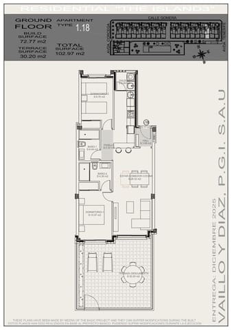 2 makuuhuone Rivitalo myytävänä paikassa Torrevieja mukana uima-altaan 
autotalli - 249 900 € (Ref: 8758604)