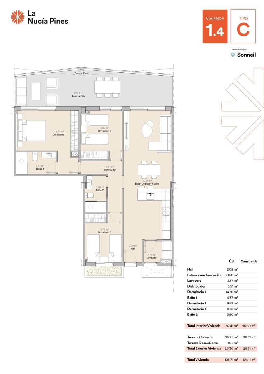 2 bedroom Apartment for sale in La Nucia with pool garage - € 381,150 (Ref: 8820825)