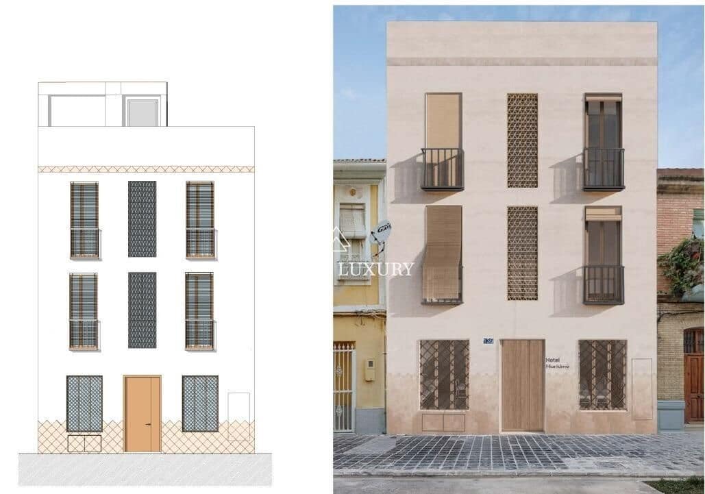 9 bedroom Hotel for sale in Valencia city - € 1,800,000 (Ref: 9400945)