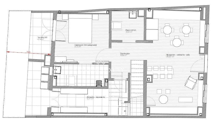 9 bedroom Hotel for sale in Valencia city - € 1,800,000 (Ref: 9400945)