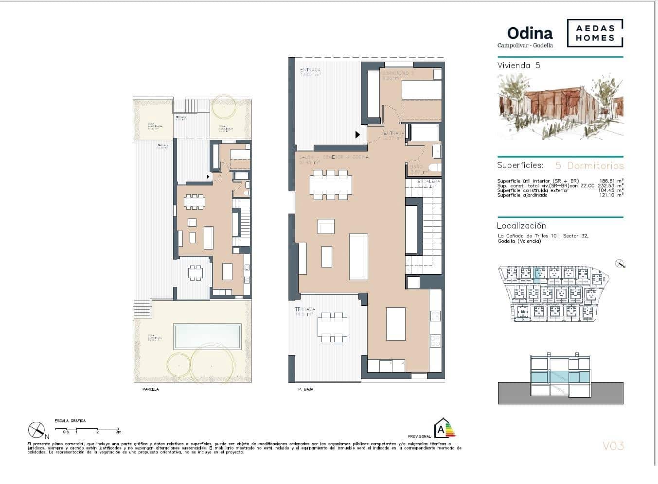 5 bedroom Terraced Villa for sale in Campolivar with pool garage - € 825,000 (Ref: 9440117)