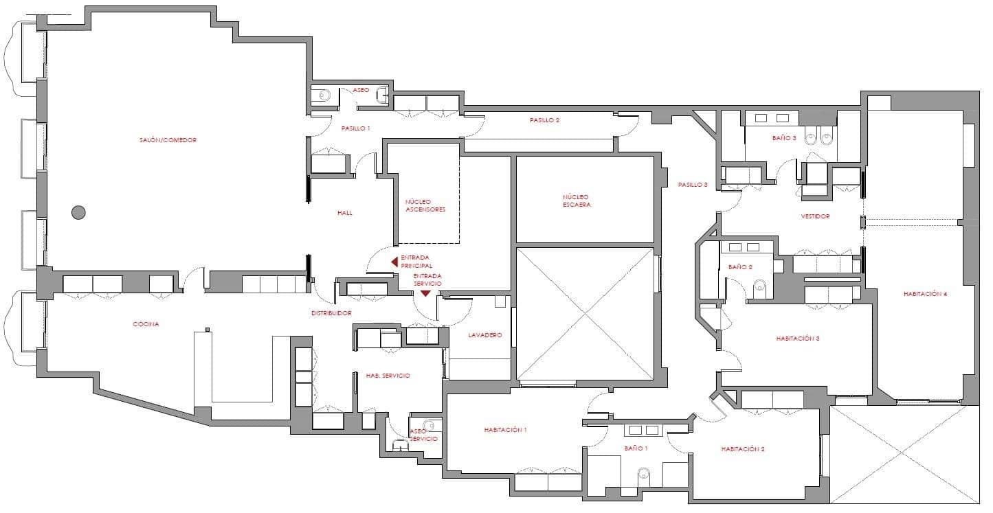 5 bedroom Flat for sale in Valencia city with garage - € 2,575,000 (Ref: 9625556)