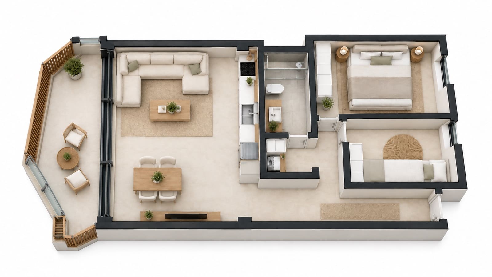 2 sovrum Lägenhet till salu i Arguineguin med pool garage - 510 000 € (Ref: 10160602)