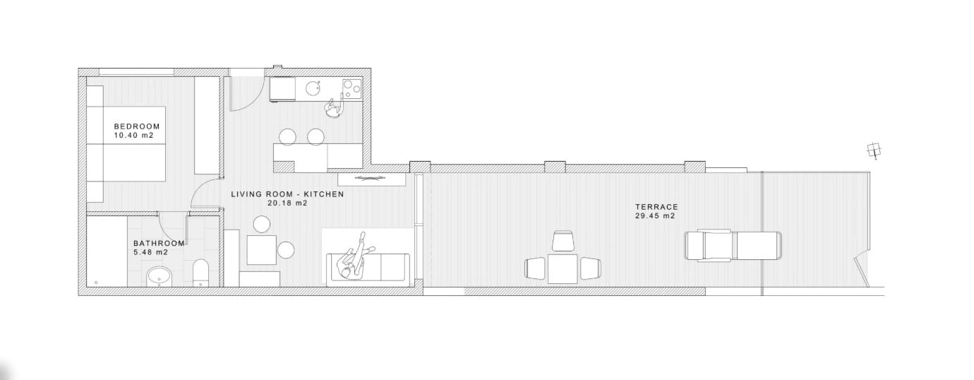 1 makuuhuone Huoneisto myytävänä paikassa Patalavaca mukana uima-altaan - 402 500 € (Ref: 9373882)