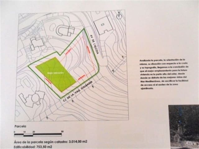 Tomt till salu i Pedreguer - 325 500 € (Ref: 8695446)