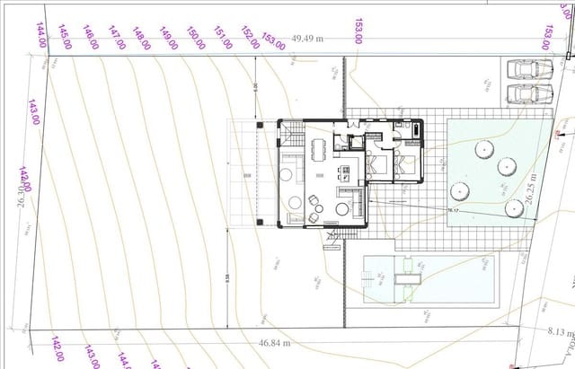 4 makuuhuone Huvila myytävänä paikassa Pedreguer mukana uima-altaan - 950 000 € (Ref: 8695493)