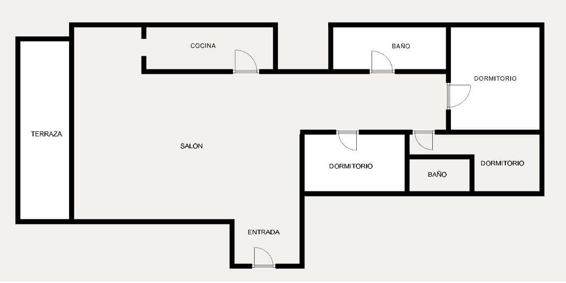 3 soveværelse Lejlighed til salg i Denia - € 219.000 (Ref: 8799938)
