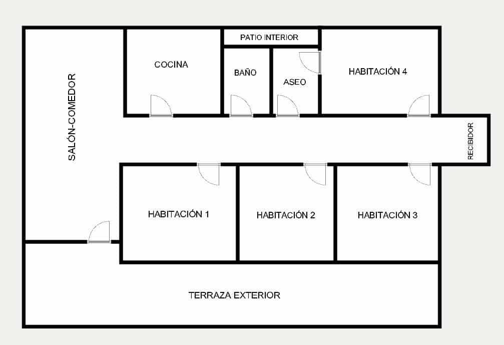 4 soveværelse Lejlighed til salg i Denia - € 265.000 (Ref: 9283542)