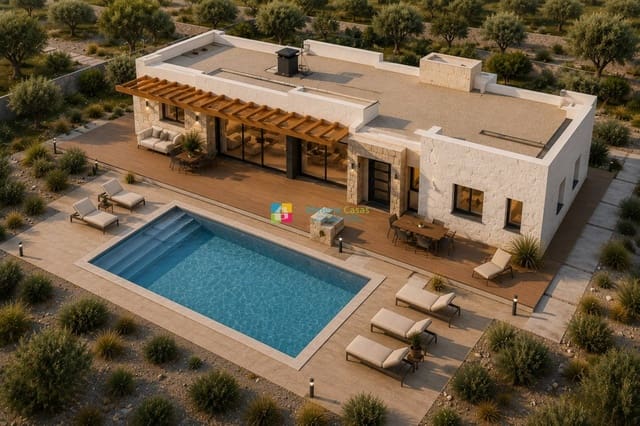 Chalet de 3 habitaciones en Los Huevanillas, Arboleas en venta con piscina - 280.000 € (Ref: 10062638)