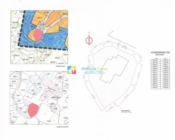 Tomt till salu i Santa Maria de Nieva, Huércal-Overa - 55 000 € (Ref: 7652825)