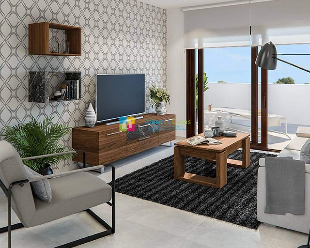 1 chambre Appartement à vendre à San Juan de los Terreros avec piscine - 145 000 € (Ref: 7692549)