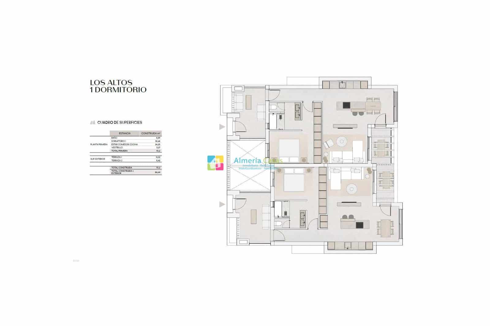 2 slaapkamer Appartement te koop in Mojacar met zwembad - € 305.000 (Ref: 8598710)