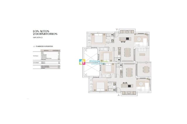 2 slaapkamer Appartement te koop in Mojácar met zwembad - € 305.000 (Ref: 8598710)