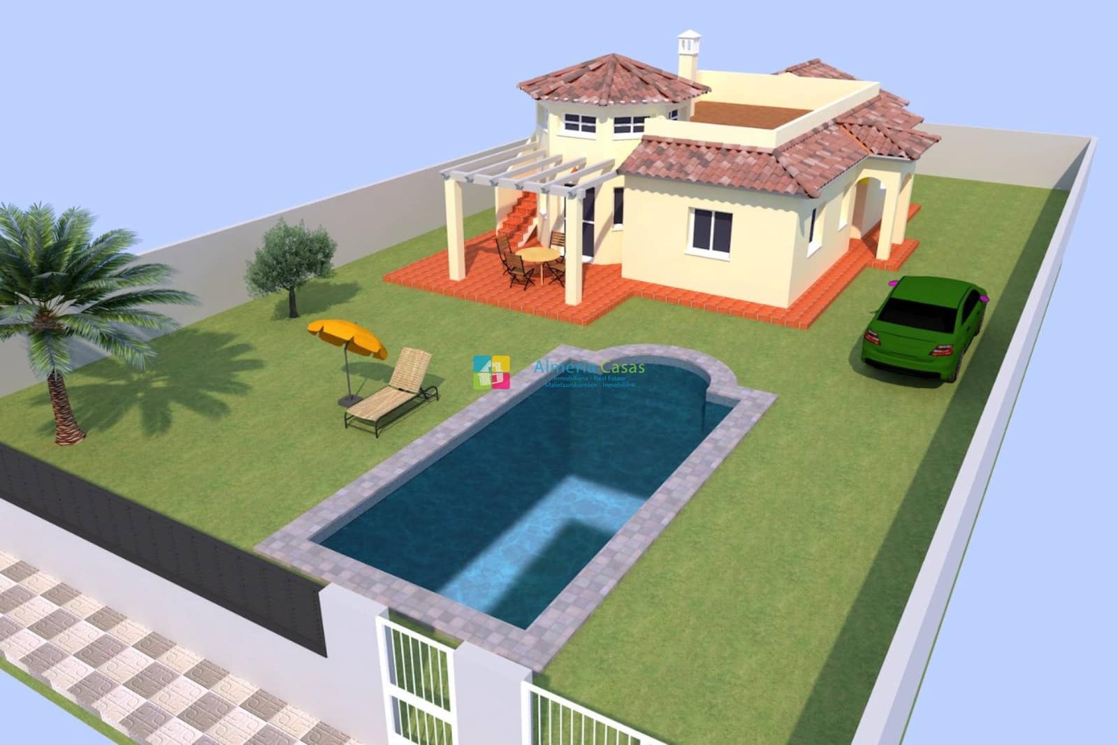 3 sovrum Villa till salu i Arboleas med pool - 265 000 € (Ref: 8969425)