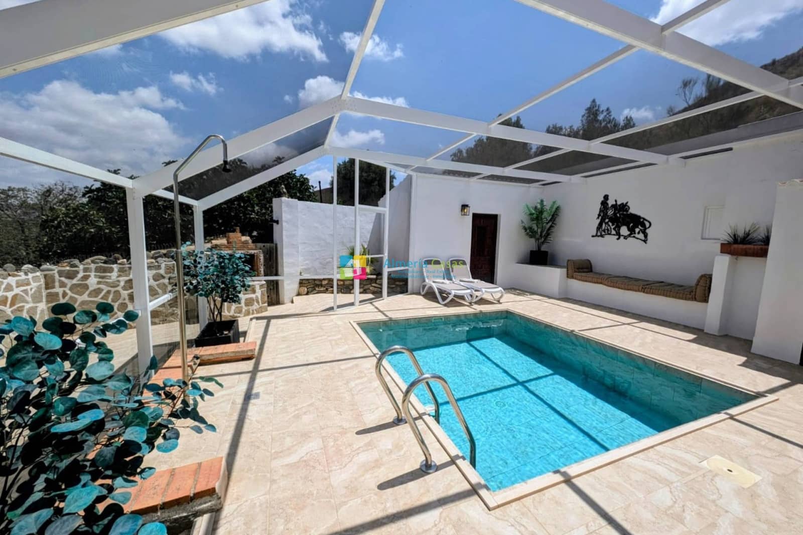 4 soveværelse Finca/Landehus til salg i Almanzora med swimmingpool - € 260.000 (Ref: 9112607)