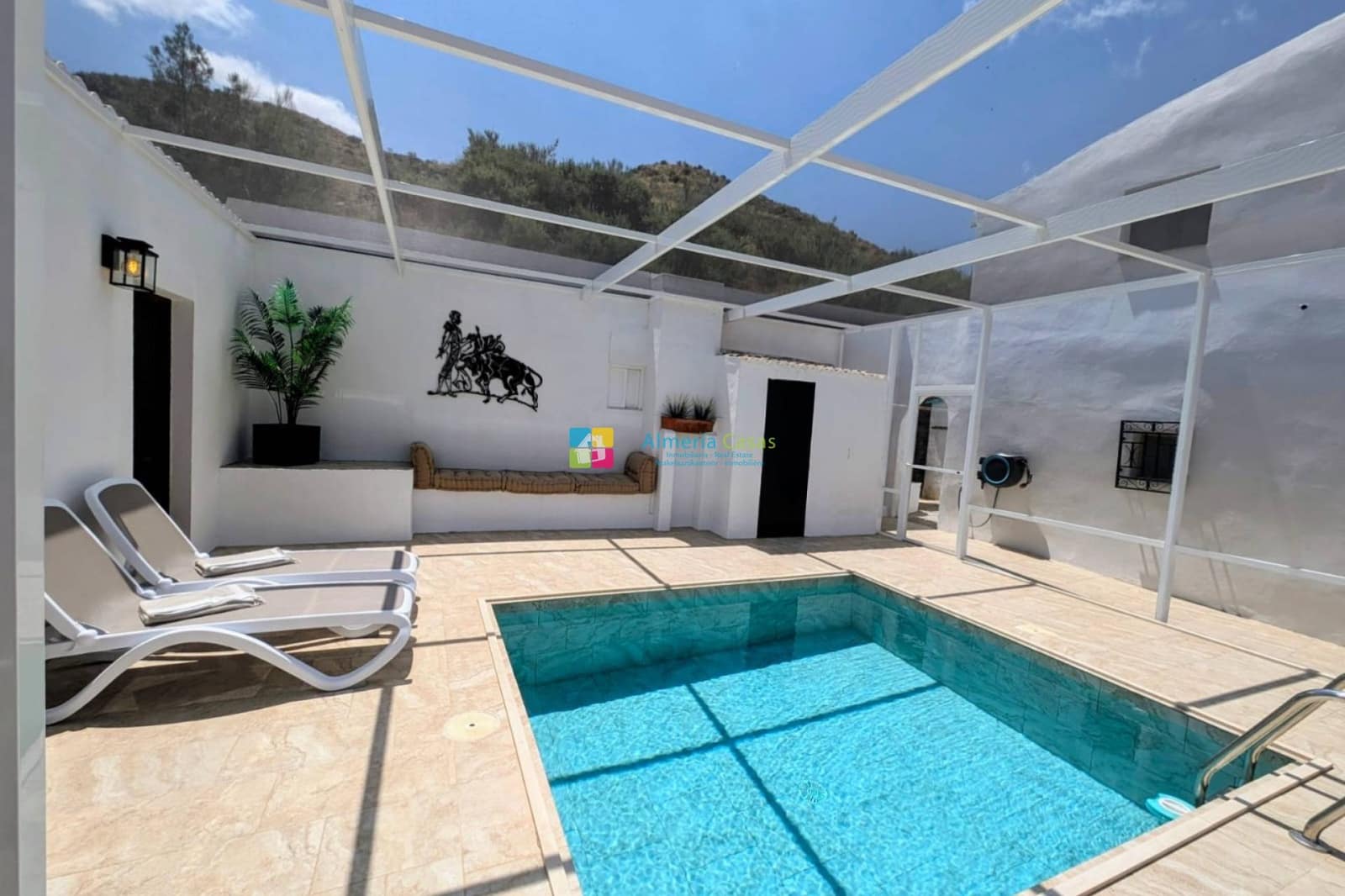 4 soveværelse Finca/Landehus til salg i Almanzora med swimmingpool - € 260.000 (Ref: 9112607)