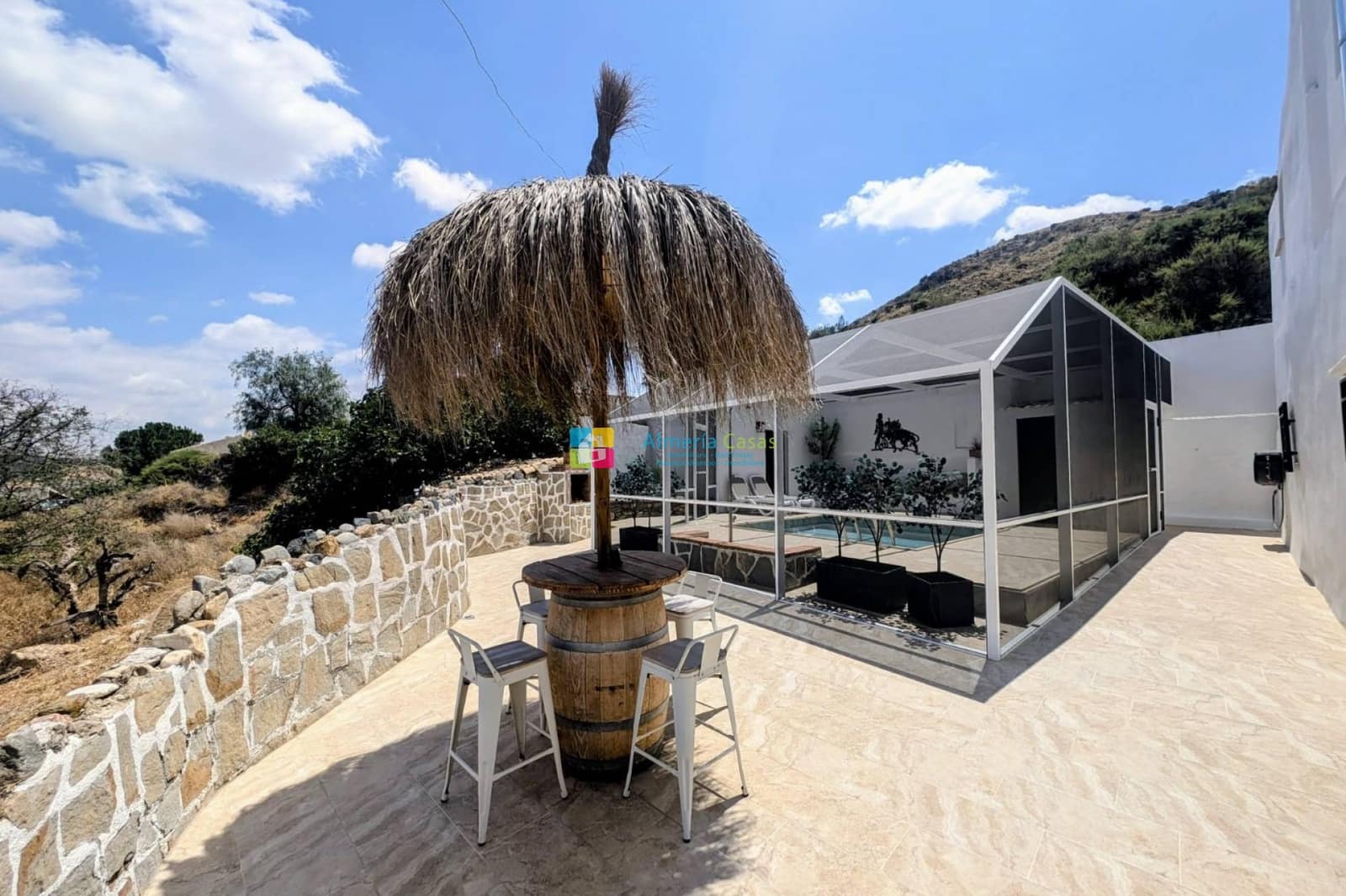 4 soveværelse Finca/Landehus til salg i Almanzora med swimmingpool - € 260.000 (Ref: 9112607)