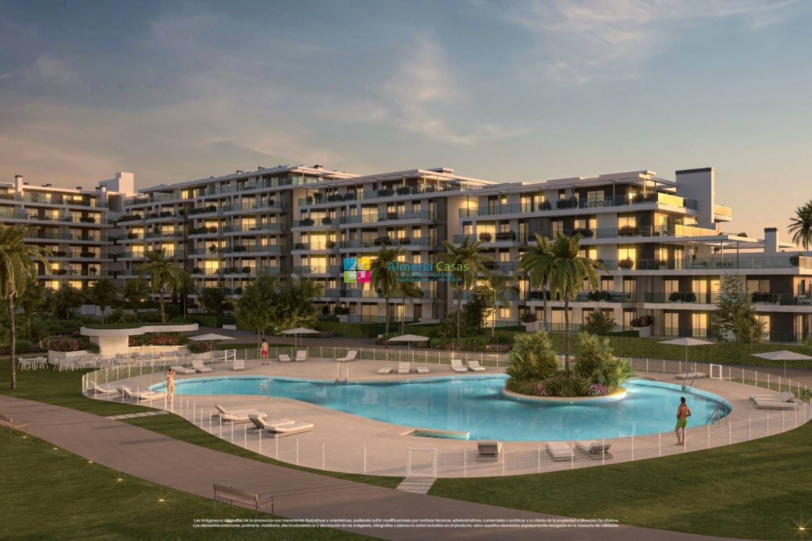 2 bedroom Apartment for sale in Almerimar with pool - € 237,000 (Ref: 9541999)