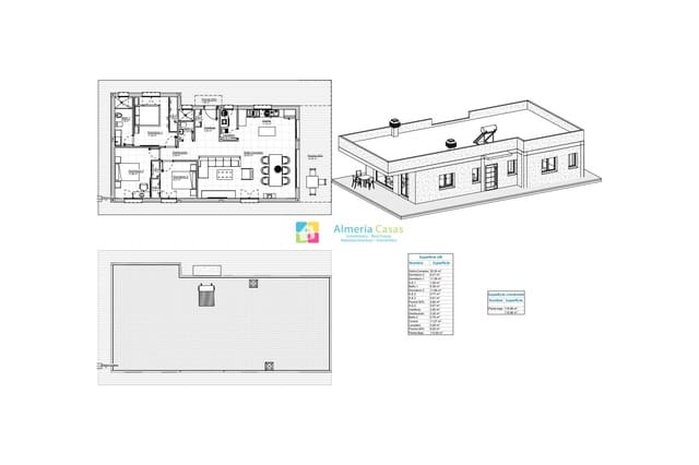 3 bedroom Villa for sale in Arboleas with pool garage - € 295,000 (Ref: 9733588)