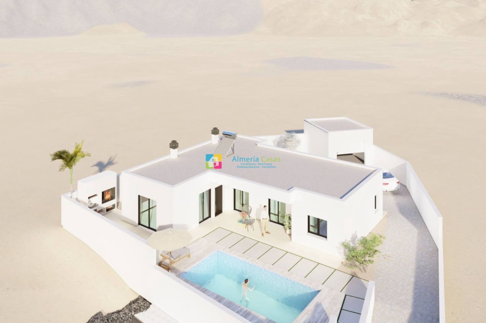 3 soveværelse Villa til salg i Arboleas med swimmingpool garage - € 295.000 (Ref: 9733887)