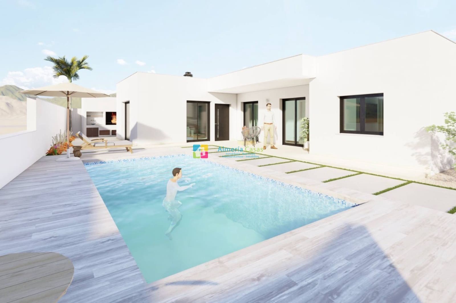 3 soveværelse Villa til salg i Arboleas med swimmingpool garage - € 295.000 (Ref: 9733887)