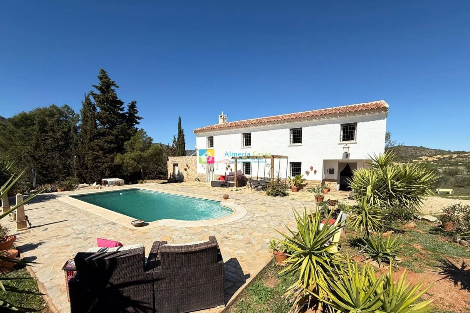 Finca/Casa Rural de 5 habitaciones en Lubrín en venta con piscina garaje - 385.000 € (Ref: 9781363)