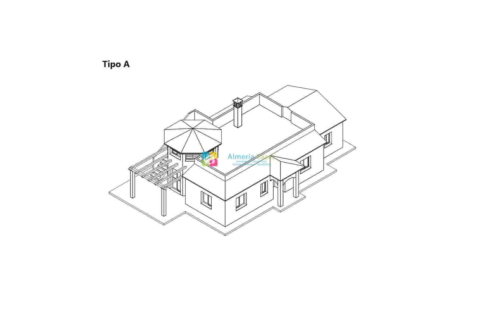3 makuuhuone Huvila myytävänä paikassa Arboleas mukana uima-altaan - 265 000 € (Ref: 9781365)