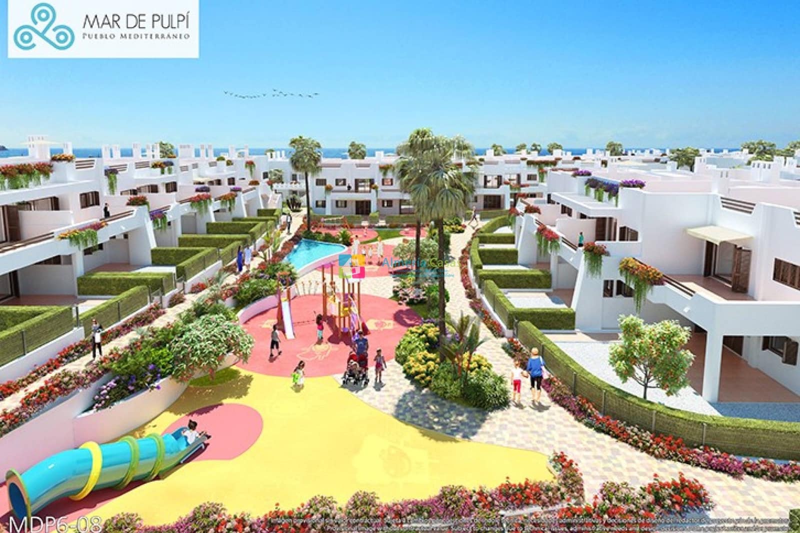 2 sypialnia Apartament na sprzedaż w San Juan de los Terreros z basenem - 222 000 € (Ref: 9782242)