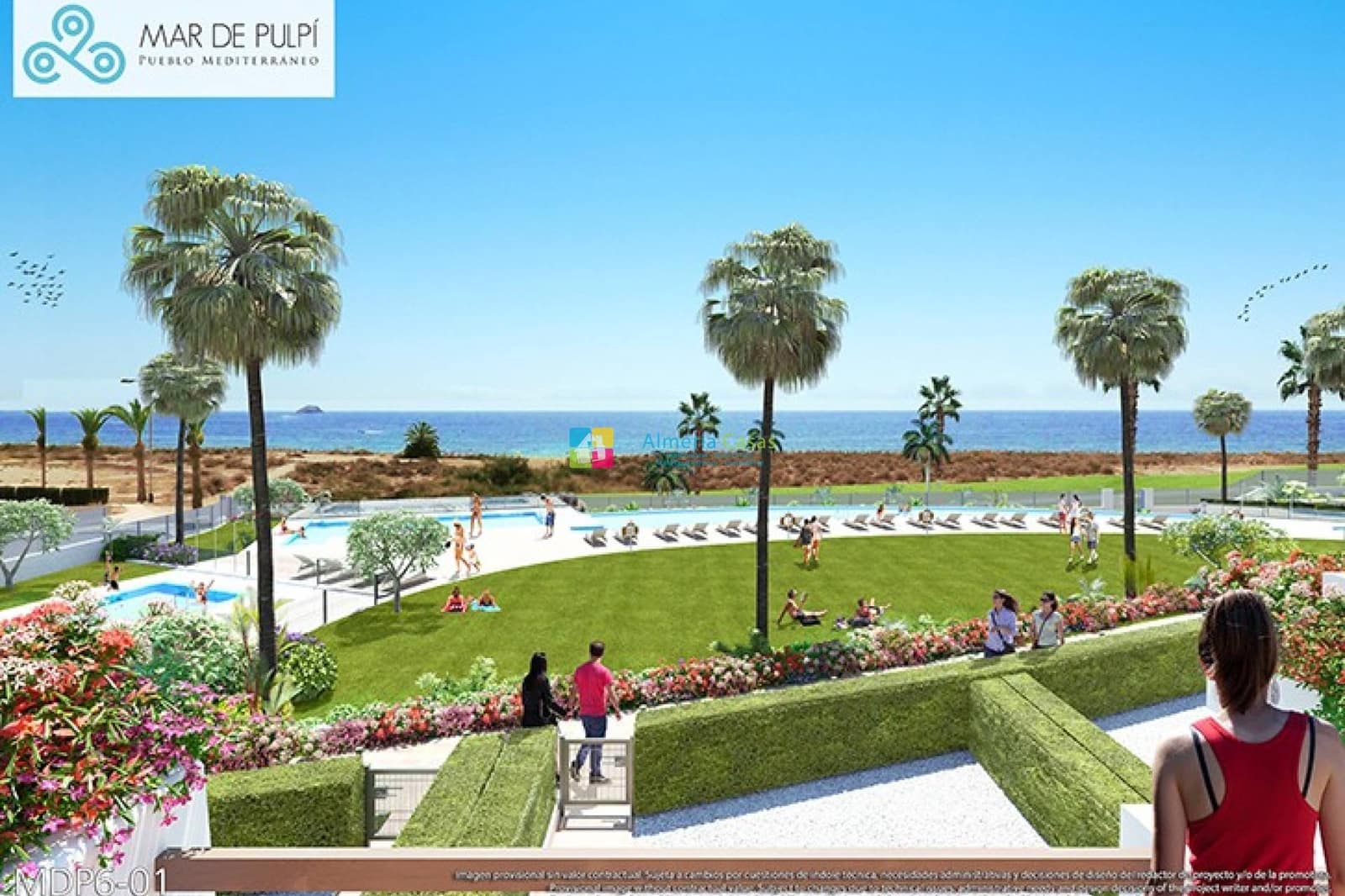 2 sypialnia Apartament na sprzedaż w San Juan de los Terreros z basenem - 222 000 € (Ref: 9782242)