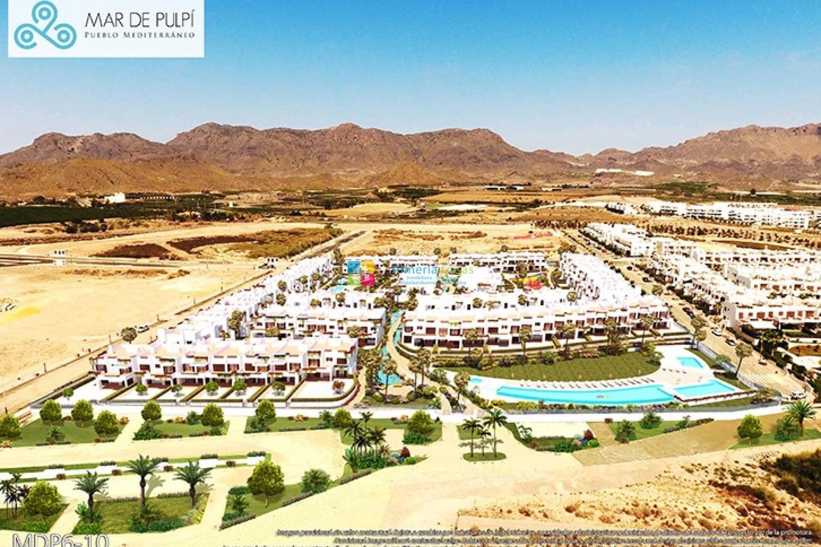 2 sypialnia Apartament na sprzedaż w San Juan de los Terreros z basenem - 222 000 € (Ref: 9782242)