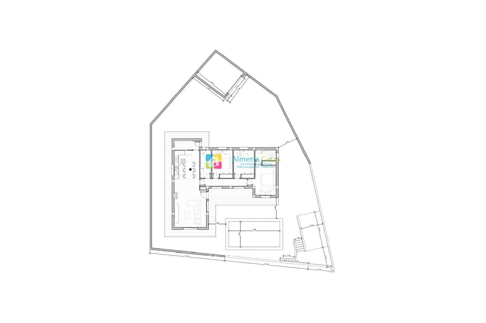 3 sypialnia Willa na sprzedaż w Arboleas z basenem garażem - 295 000 € (Ref: 9977964)