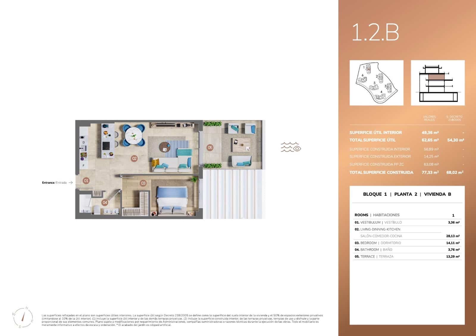 1 soveværelse Lejlighed til salg i Cerro del Aguila med swimmingpool garage - € 390.000 (Ref: 9756418)