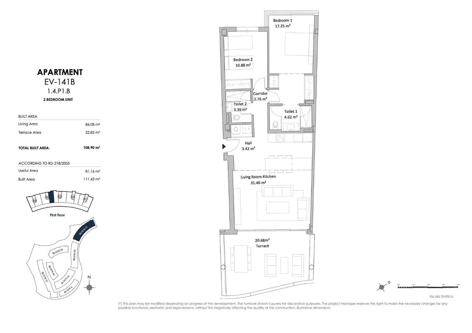 2 bedroom Apartment for sale in Fuengirola with pool garage - € 499,000 (Ref: 9756421)