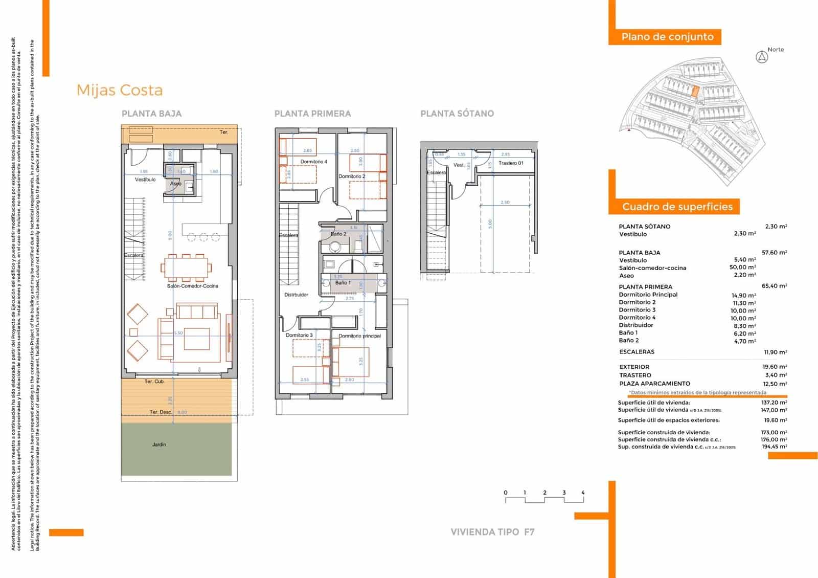 4 soveværelse Semi-Rækkehus til salg i Mijas med swimmingpool garage - € 907.000 (Ref: 9756425)