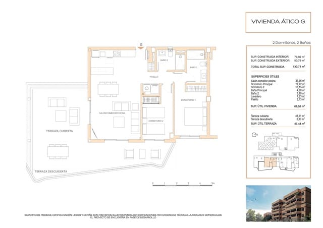 2 camera da letto Attico in vendita in Los Pacos, Fuengirola con piscina garage - 446.000 € (Rif: 9756434)