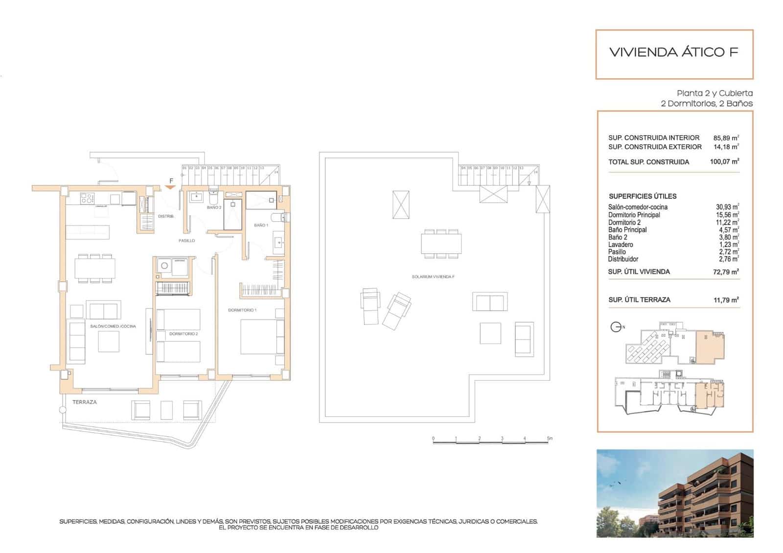 2 bedroom Penthouse for sale in Fuengirola with pool garage - € 423,000 (Ref: 9756435)