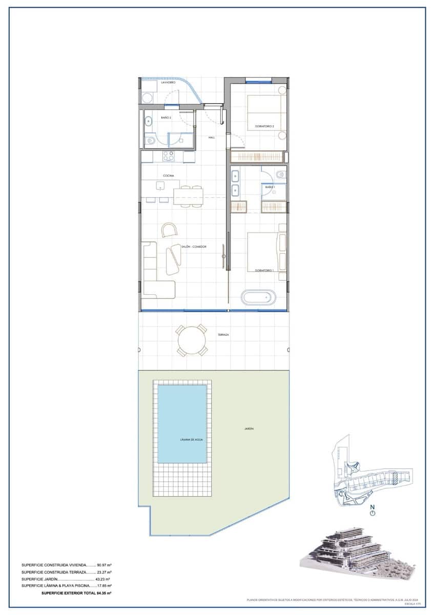 2 quarto Apartamento para venda em Fuengirola com piscina garagem - 820 000 € (Ref: 9756452)