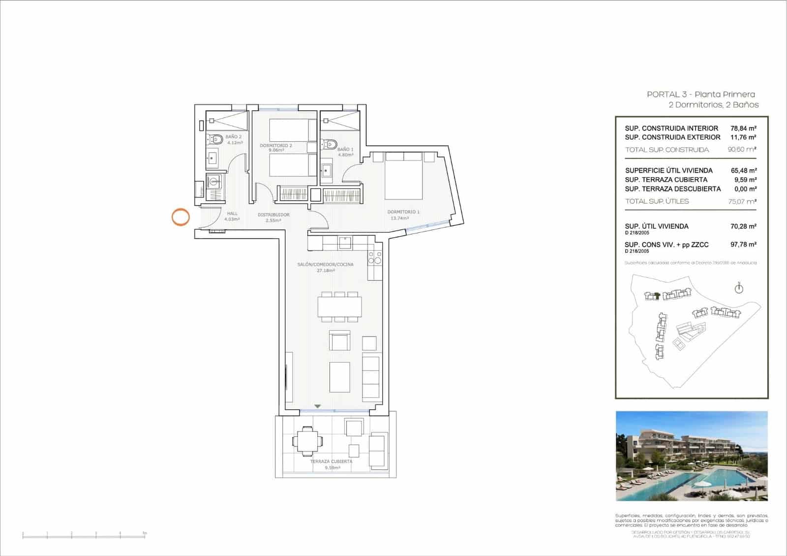 2 Zimmer Apartment zu verkaufen in Mijas mit Pool Garage - 445.000 € (Ref: 9756460)