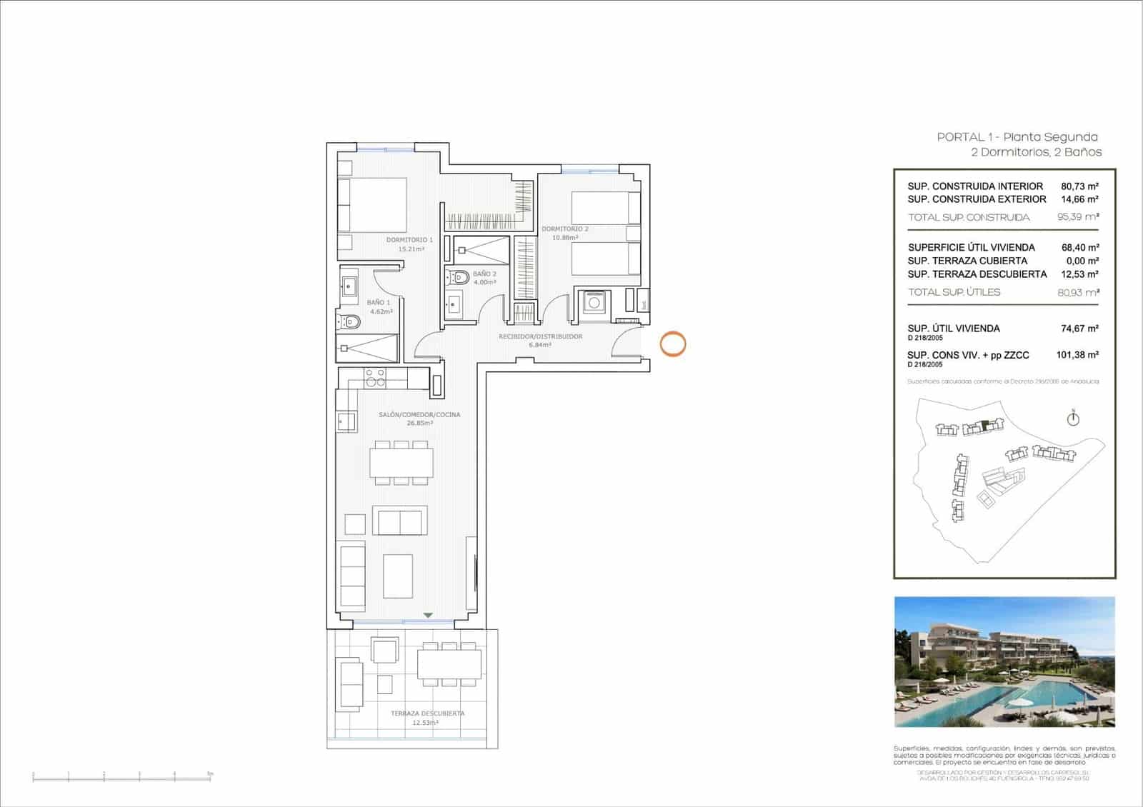 2 soveværelse Lejlighed til salg i Mijas med swimmingpool garage - € 475.000 (Ref: 9756462)