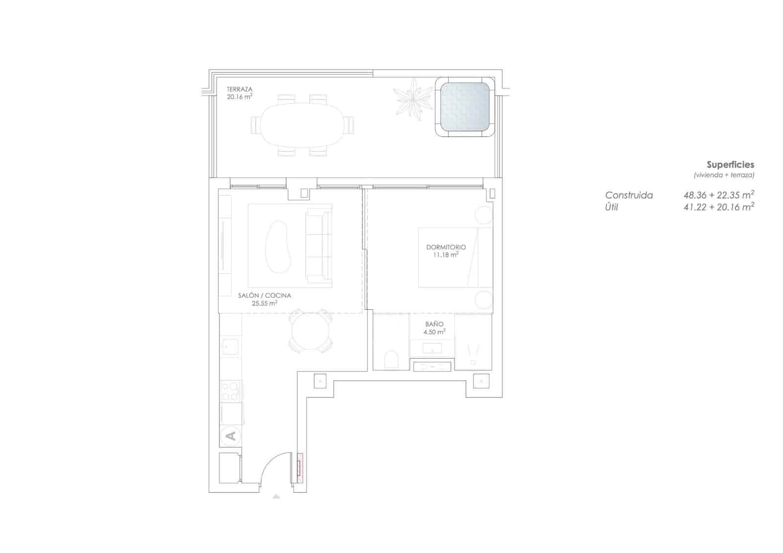 Apartamento de 1 habitación en Fuengirola en venta con piscina garaje - 255.000 € (Ref: 9756468)